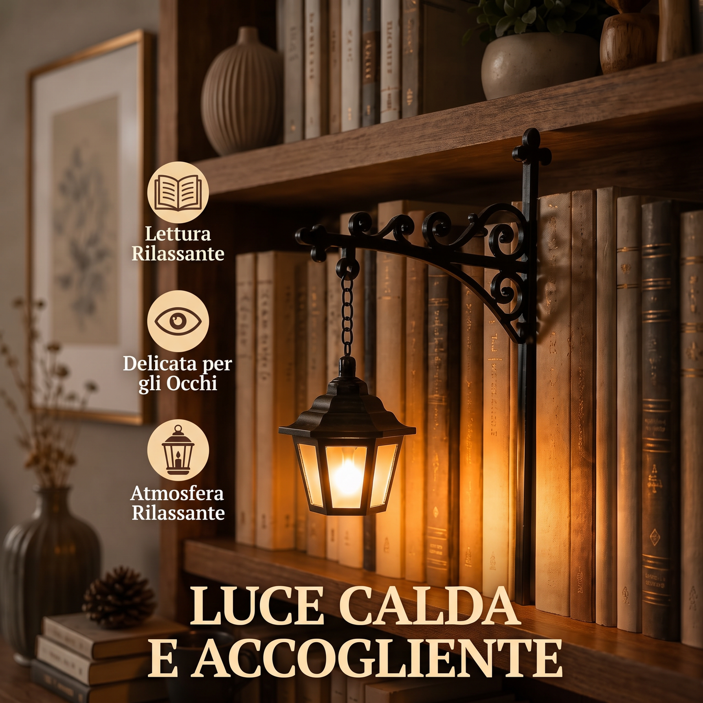 Lampada Vintage da Libreria
