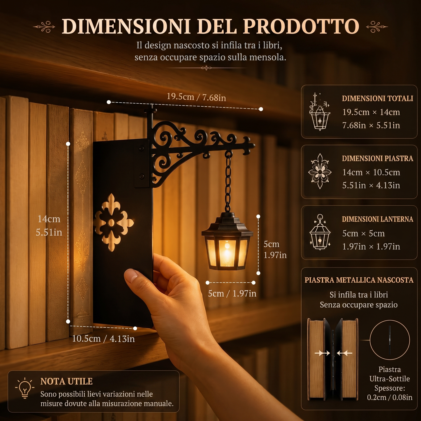Lampada Vintage da Libreria