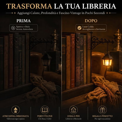 Lampada Vintage da Libreria